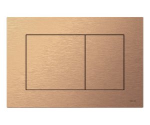 לחצן דק מרובע TECEnow 9240401F20S נחושת מוברש PVD TECE טסה חמת