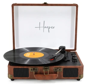 פטיפון Harper HRT-10 - חום
