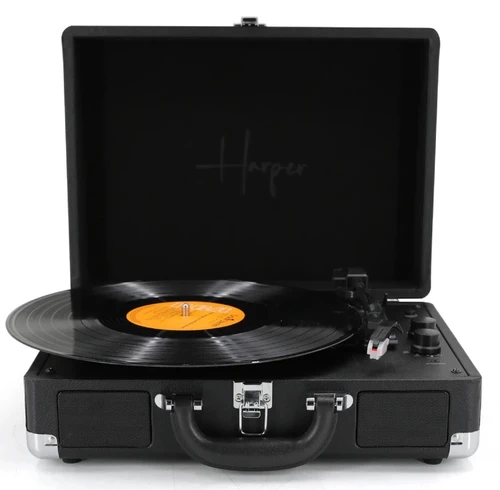 פטיפון Harper HRT-10 - שחור