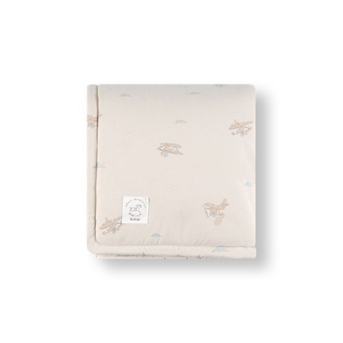 שמיכת חורף קטנה 80X80 מיננה ליין וינטג’ אבן מטוסים– Minene