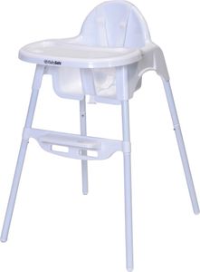 כסא אוכל 2 גבהים עם מגש נשלף - מבית בייבי סייף BabySafe (לבן)