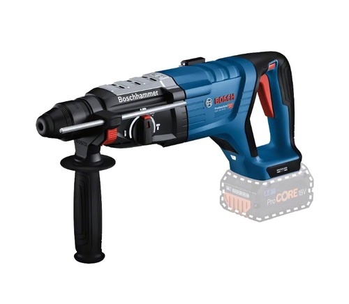 פטישון BOSCH GBH 18V-28DC מקצועי עם מנוע ללא פחמים ומערכות הגנה מתקדמות