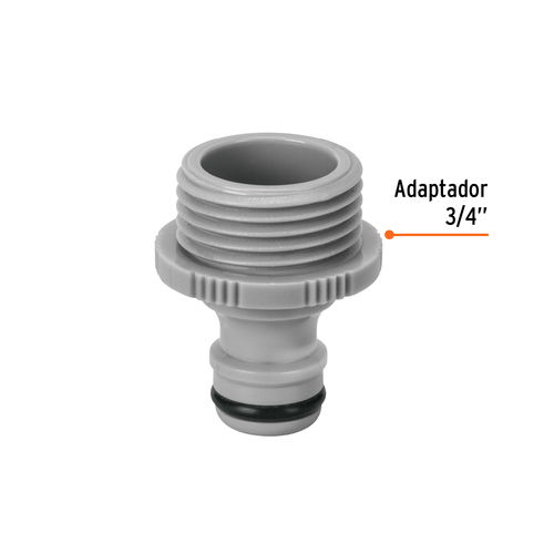 מחבר מהיר זכר TRUPER CLICK-M בקוטר 3/4 אינץ' עם מערכת חיבור בלחיצה