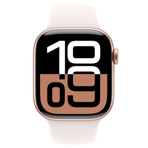 שעון חכם Apple Watch Series 10 46mm Aluminum Case Rubber Sport Band GPS אפל