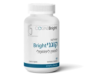 קוגני Bright קומפלקס לוטאין וזיאקסנתין ליפוזומלי 60 כמוסות