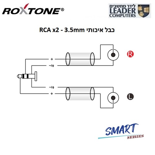 כבל אודיו איכותי  3.5מ