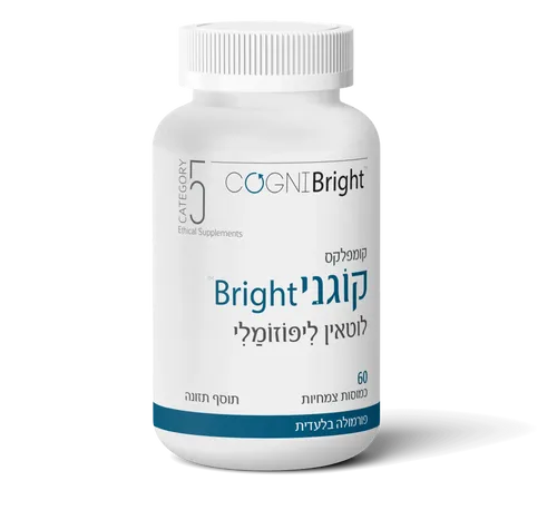 קוגני Bright קומפלקס לוטאין וזיאקסנתין ליפוזומלי 60 כמוסות