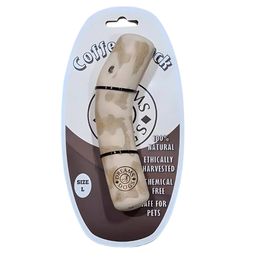 עצם דנטלית עץ קפה XL לחיזוק שריר הלסת Coffee Wood