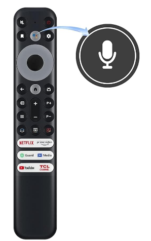 שלט רחוק TCL כולל נטפליקס ויוטיוב  RC902V