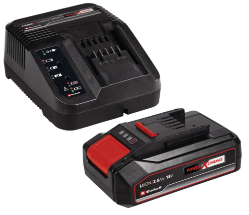 סוללת ליתיום 2.5AH 18V עם מטען 18V תוצרת Einhell  דגם: PXC Starter Kit