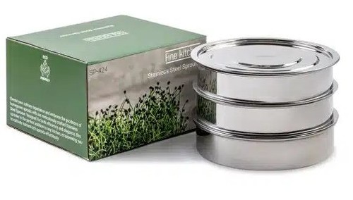 מנבטת נירוסטה ביתית 3 קומות Fine Kitchen SP-424