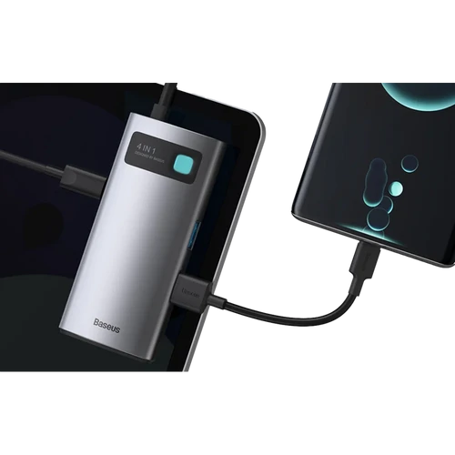 תחנת עגינה Baseus PD 100W HDMI 4IN1 USB-C | רכזת טייפ סי