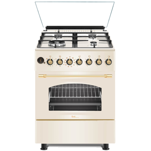 תנור משולב כיריים SOL RCR66MFT