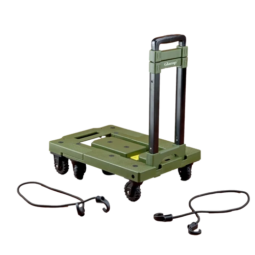 עגלת משא מתקפלת בצבע ירוק דגם GFT200 מבית GLAMP