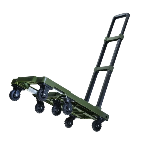 עגלת משא מתקפלת בצבע ירוק דגם GFT200 מבית GLAMP