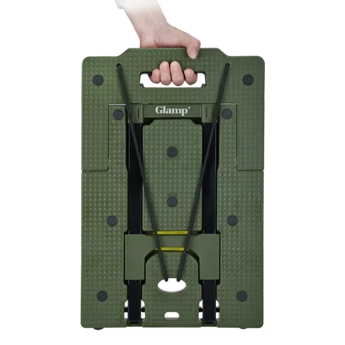 עגלת משא מתקפלת בצבע ירוק דגם GFT200 מבית GLAMP