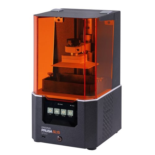 באנדל מדפסת תלת מימד Prusa SL1S SPEED + מכונת הקשחה ושטיפה Prusa CW1S