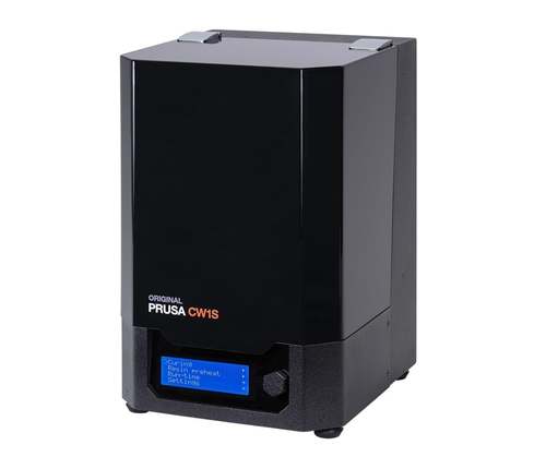 באנדל מדפסת תלת מימד Prusa SL1S SPEED + מכונת הקשחה ושטיפה Prusa CW1S