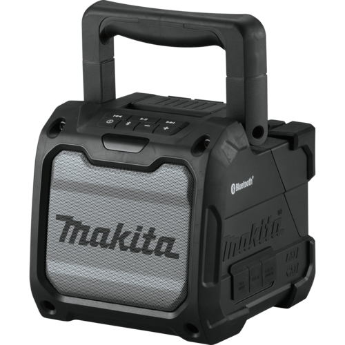 רמקול שטח MAKITA XRM08B נטען עם Bluetooth, חיבורי AUX/USB ומבנה מוגן מים ואבק