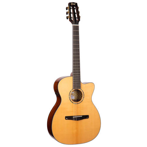 גיטרה קלאסית מוגברת כולל נרתיק CORT GOLD OC8 NYLON NAT