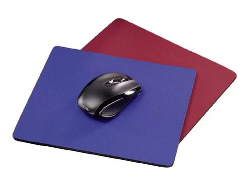 משטח בד שולחני לעכבר בצבעים כחול/אדום