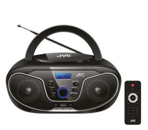 רדיו דיסק בלוטוס נייד JVC - צבע שחור RD-N327R 