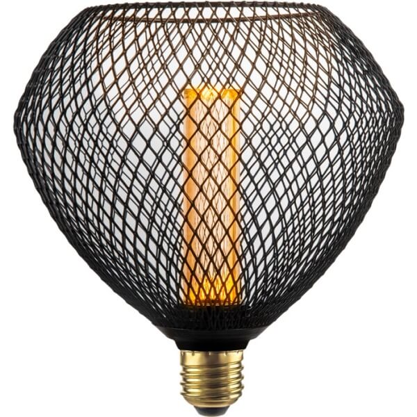 נורת לד 3.5W רשת יהלום שחור 1800K