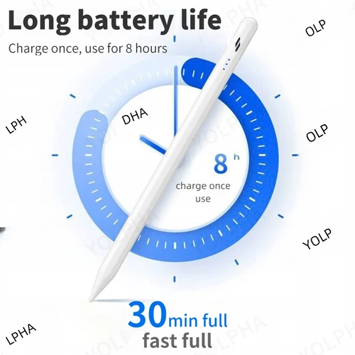 עט מגע אלחוטי | תצוגה דיגיטלית | טעינה Type-C | תמיכה ב- iOS/Android