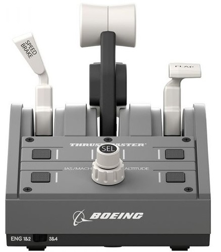 ג'וסטיק ומצערת טיסה Thrustmaster TCA Yoke Boeing Edition 