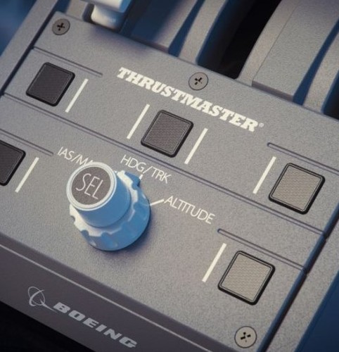 ג'וסטיק ומצערת טיסה Thrustmaster TCA Yoke Boeing Edition 