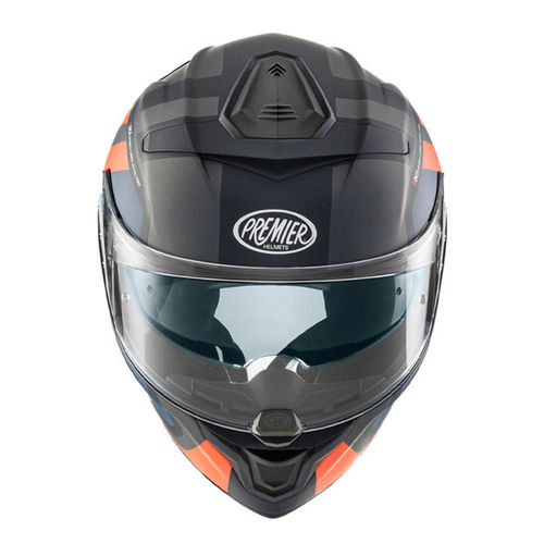 קסדת PREMIER DEVIL FZ93 BM צבע כתום\כחול\אפור תקן חדש 22.06
