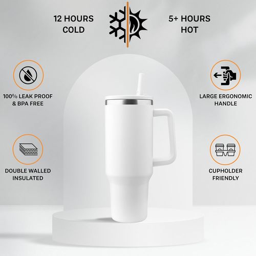 כוס תרמית ענקית עם קשית מובנה MUG TO GO 1200ML