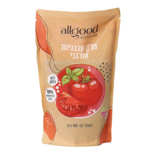 מרק עגבניות אורגני (400 גרם) - all good