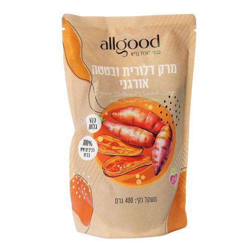 מרק דלורית ובטטה אורגני (400 גרם) - all good