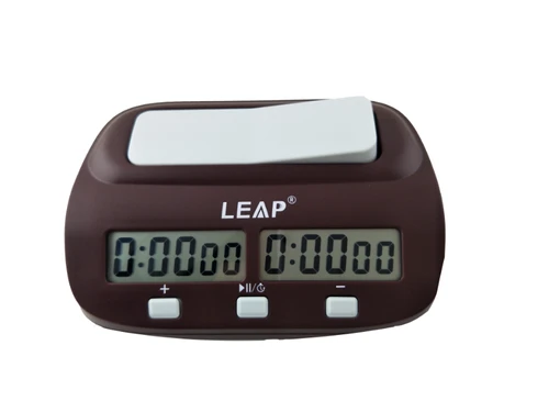 שעון שחמט דיגיטלי LEAP בורדו