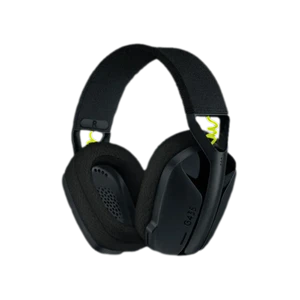 אוזניות אלחוטיות בצבע לבן דגם Logitech G435 Wireless