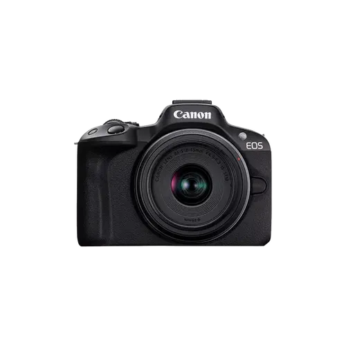 מצלמה ללא מראה הכוללת עדשה CANON EOS R 50BK+ RF S 18-45MM