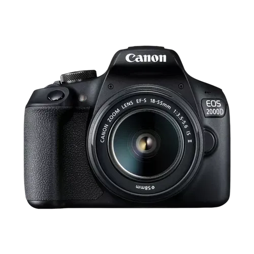 מצלמה Dslr (רפלקס) קנון Canon Eos 2000d + 18-55 Dc - קיט