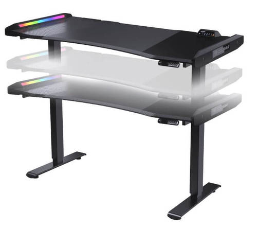 שולחן גיימינג חשמלי מתכוונן Cougar E-Mars Electrical Gaming Desk , שולחן משרד חשמלי