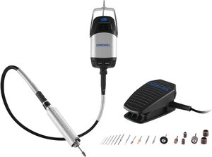 דרמל מקצועי + 21 אביזרים 9100 FORTIFLEX Dremel
