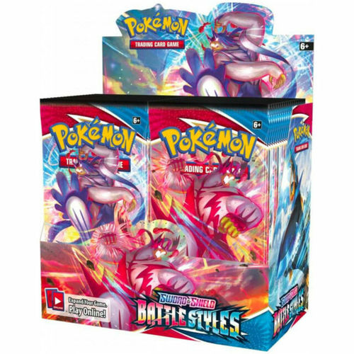 קלפי פוקימון בוסטר בוקס באטל סטיילס Pokémon TCG: Booster Box sword&shield battle styles