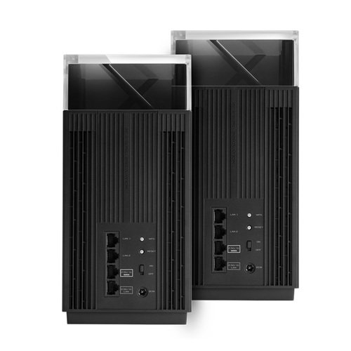 ראוטר ASUS ZenWiFi Pro ET12 WIFI 6E - שתי יחידות באריזה