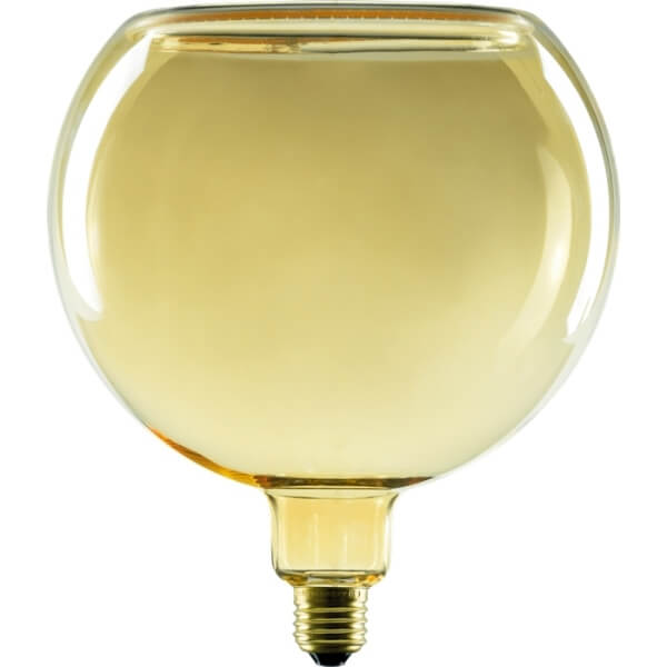 GLOW גלוב 200מ"מ זכוכית אמבר 8 וואט 2200K ניתן לעמעום