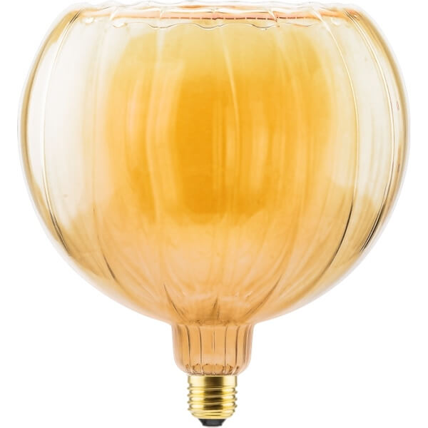GLOW גלוב 200מ"מ זכוכית אמבר 8 וואט 2200K לעמעום