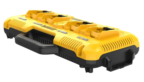 מטען מהיר DEWALT DCB104 בארבע יציאות - מטען קוואטרו לסוללות 12V, 18V XR ו-54V FlexVolt בטעינה סימולטנית
