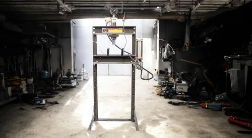 מכבש מוסכים 30 טון הידראולי משאבה כפולה (ידנית) - 1093205 ROHER TOOLS 