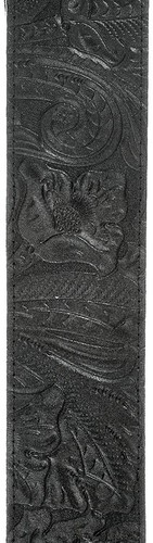 זוית נוספת D'addario 25LE00 Deluxe Leather Strap