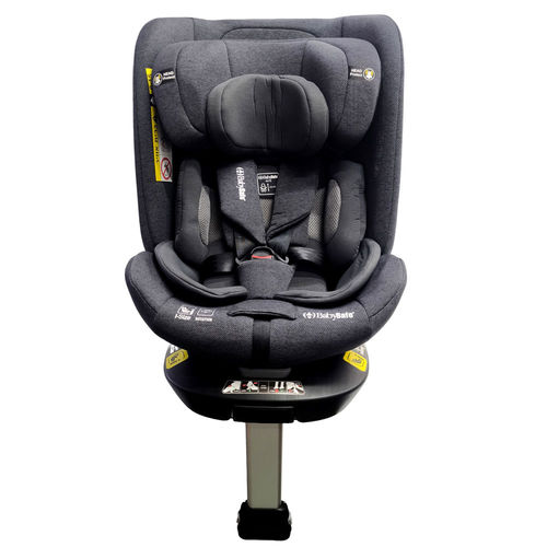 כיסא בטיחות בתקן I-SIZE G412 מסתובב 360º מבית  BabySafe (אפור)