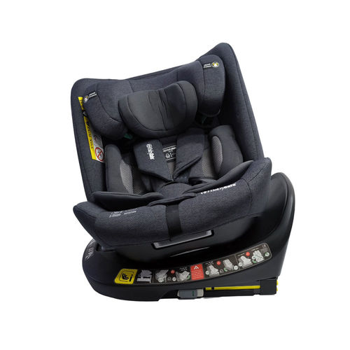 כיסא בטיחות בתקן I-SIZE G412 מסתובב 360º מבית  BabySafe (אפור)