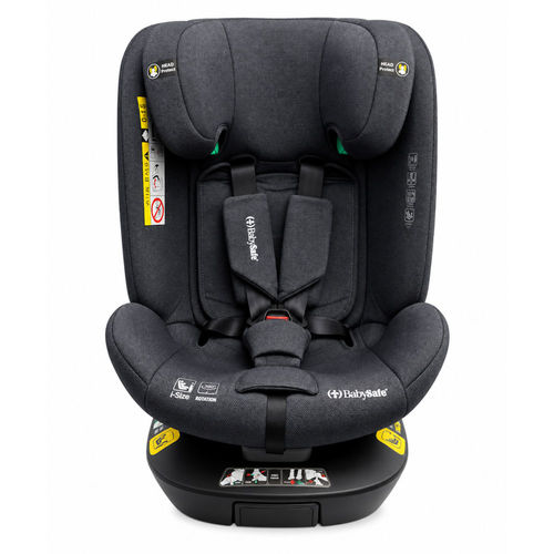 כיסא בטיחות בתקן I-SIZE G412 מסתובב 360º מבית  BabySafe (אפור)